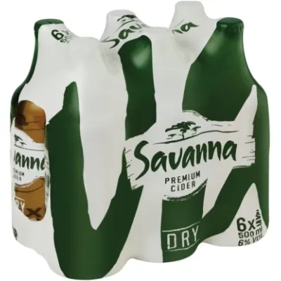 6x500ml Savanna