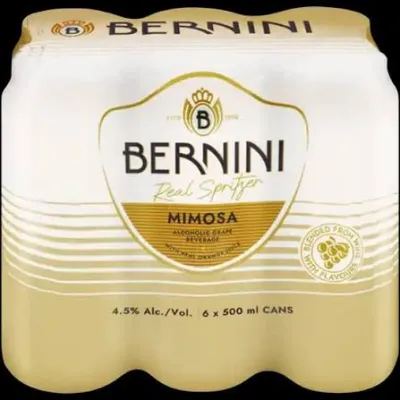 6x500ml Bernini Mimosa