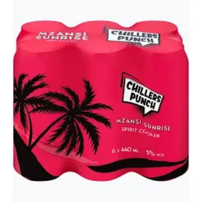 6x440ml Chillas Punch Mzansi Sunrise
